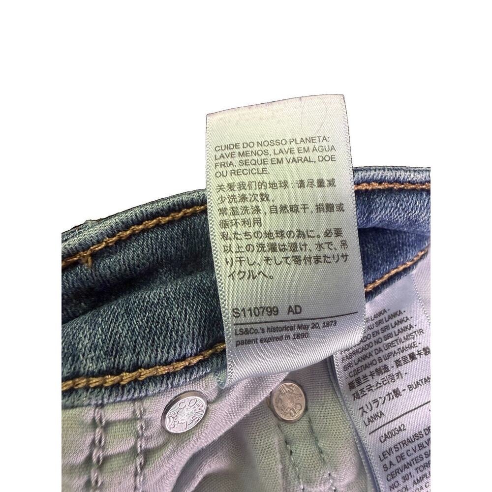 Levi’s 726 Flare Jeans W28 L32 Light Wash High Rise Stretch - Picture 10 of 13